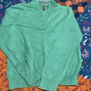 Vineyard Vines size S (8-10) Classic 1/4 Zip Sweater- EUC